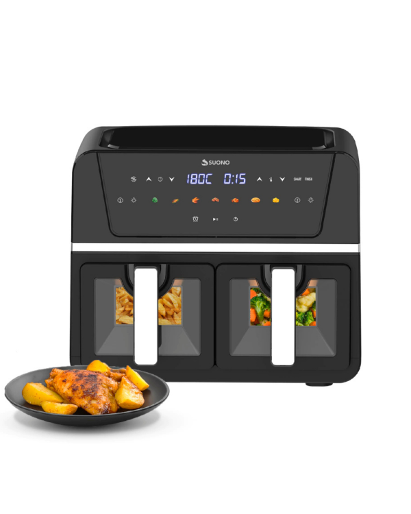 Producto - FREIDORA DE AIRE SUONO 9LTS DOBLE BANDEJA
