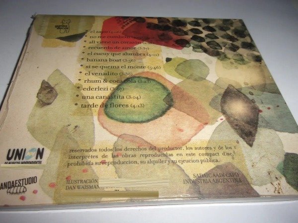 Producto - CD MARIANELA CUZZANI DASVIDAMIA NUEVO 39C RAVIOLI - 1