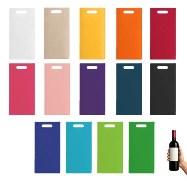 Producto - Bolsas para Vino tipo Riñon Ecologicas 20X40 personalizadas con logo, frase