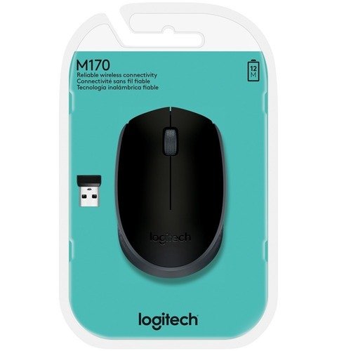 Producto - Mouse Logitech M170 Wireless Negro - 0