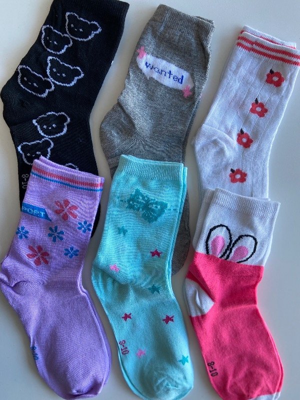 Producto - Pack x3 medias 2/4 niña - 0
