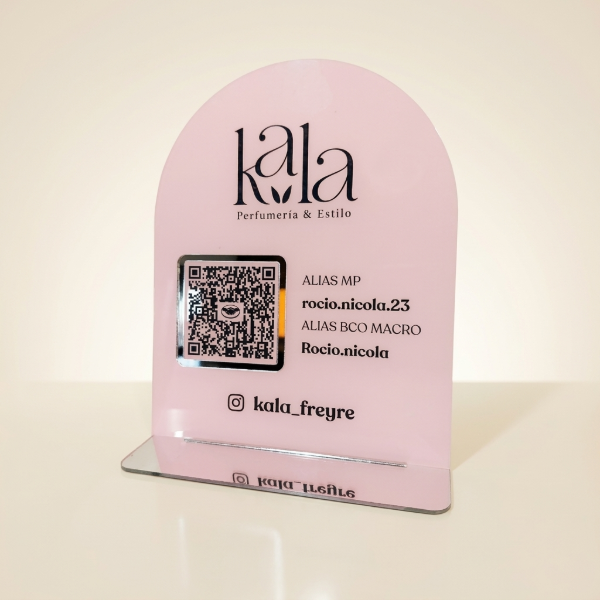 Producto - Placa Redes Sociales,  Qr, Lista Precios, alias de pago y más! - 0