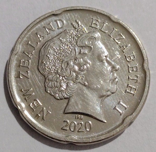 Producto - Nueva Zelanda 20 centavos 2020 - 1