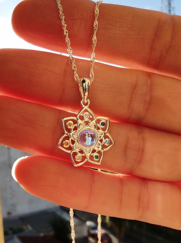 Producto - Collar mándala. Plata 925