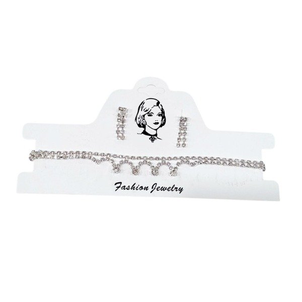 Producto - Set Gargantilla más aros Strass