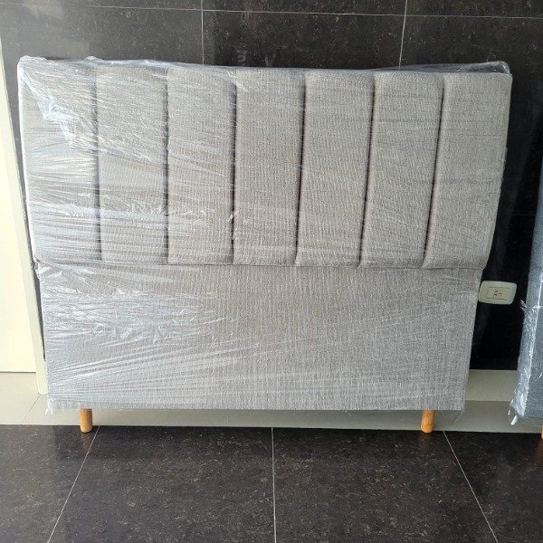 Producto - RESPALDO DE CAMA BEIGE 140CM X 120CM