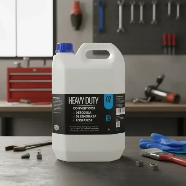 Producto - Desoxidante Desengrasante Fosfatizante Heavy Duty de 5 litros