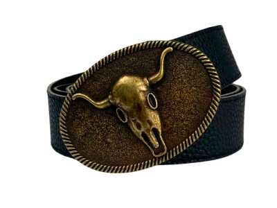 Producto - Cinto Chapon Toro Bronce Negro