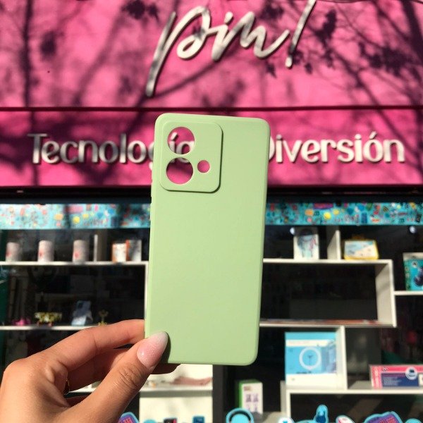 Producto - Motorola Edge 40 Neo Silicone Case Verde Claro
