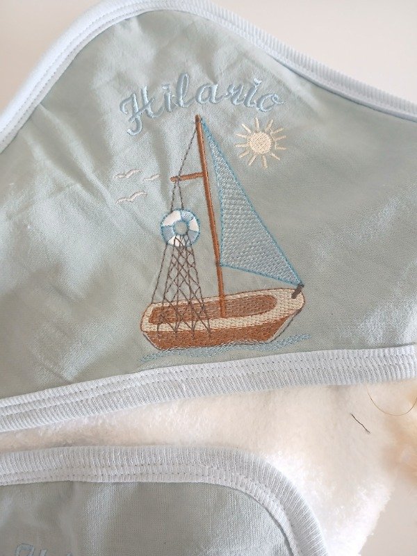 Producto - Toallón velero celeste - 1