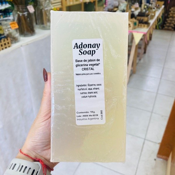 Producto - Barra de jabón crital Adonay