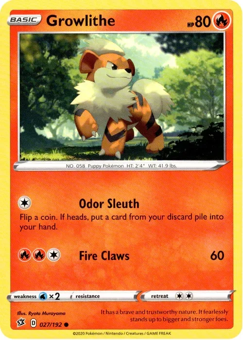 Producto - Growlithe - 27/192 - Rebel Clash