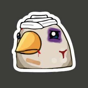 Producto - Paloma, golpeada 25