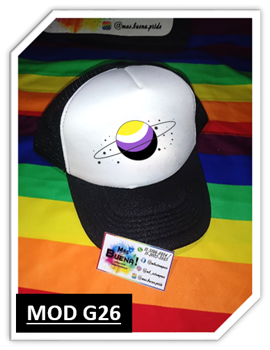 Producto - Gorra Trucker Planeta NO BINARIE Pride
