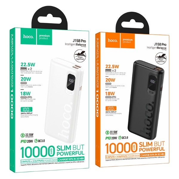 Producto - HOCO - Power Bank J158 Pro Carga Rapida 20W 10000mAh - 0