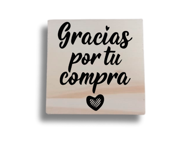 Producto - Sello Manual #14 - Gracias por tu compra