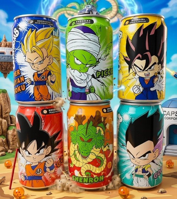 Producto - Latas Coleccionables Ocean Bomb - Dragon Ball (ingrese para elegir modelo)