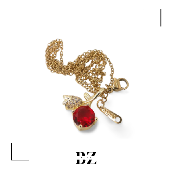 Producto - CADENA ACERO DORADO C/DIJE X PCS - 2050-8