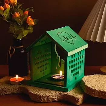 Producto - Molde silicona casa para armar portavela de noche mod corazones - 0
