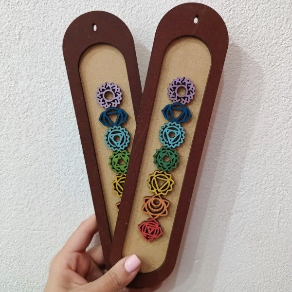 Producto - Porta Sahumerios - 7 chakras