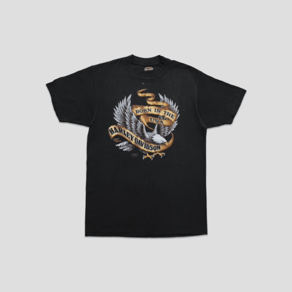 Producto - 1990 Harley Davidson 3D Emblem "Born In The USA"