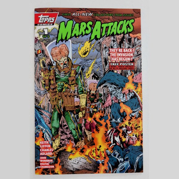 Producto - Mars Attacks #1 (1994) - 1er número basada en los clásicos trading cards - 6