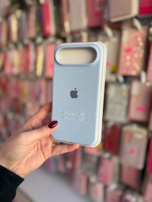 Producto - Silicone case Iphone 17 air baby blue