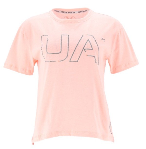 Producto - Remera de Training UA Essential Cotton Stretch Pink UA para Mujer
