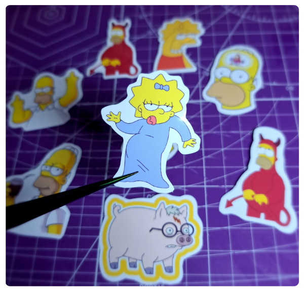 Producto - Stickers OPP Blanco Brillante