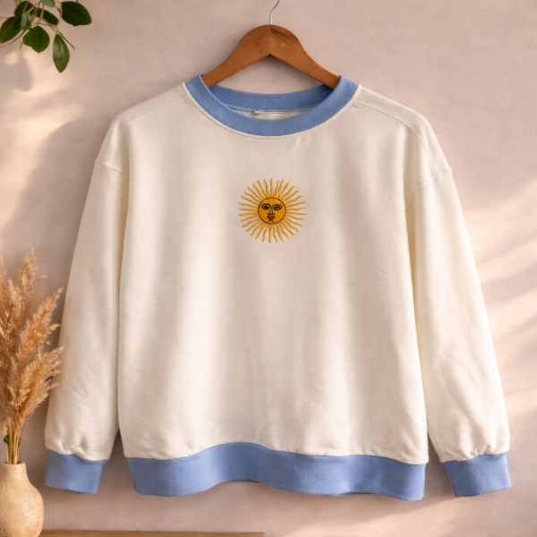 Producto - Buzo Lycra Blanco y Celeste