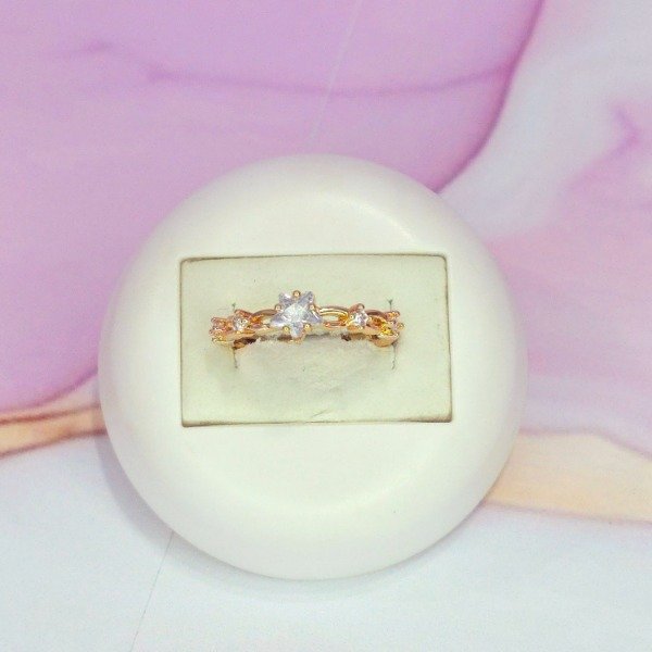 Producto - Anillo estrella blanca Circonia LO
