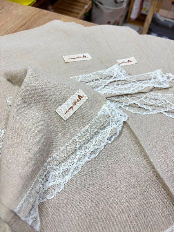 Producto - SERVILLETAS DE GASA CON PUNTILLA - 2