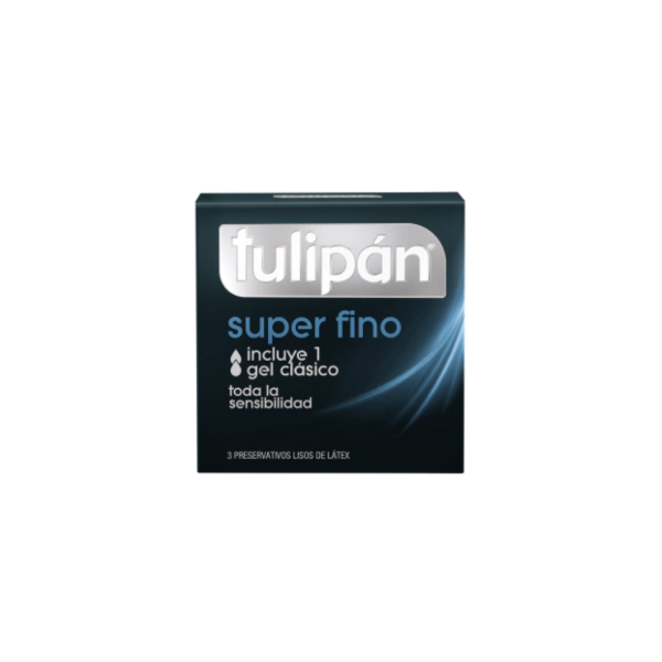 Producto - Preservativos Tulipán Super Fino x 3un.