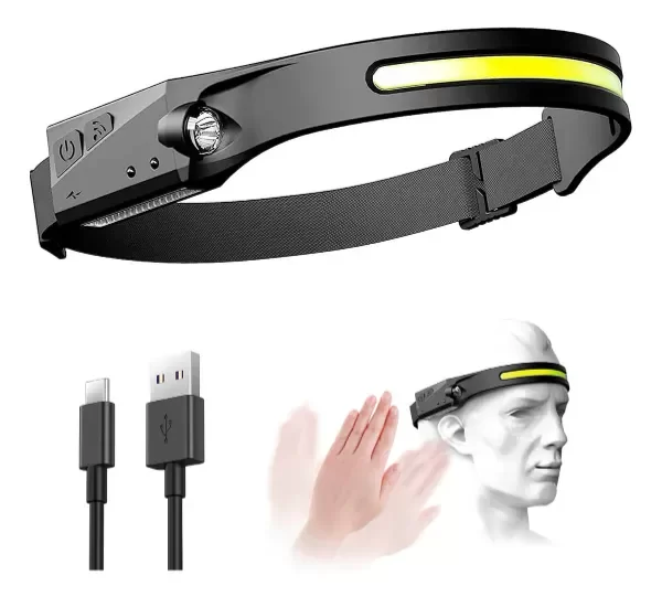 Producto - LINTERNA MINERA VINCHA C/SENSOR