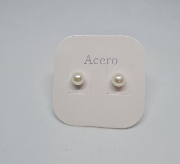Producto - Aro perlas acero