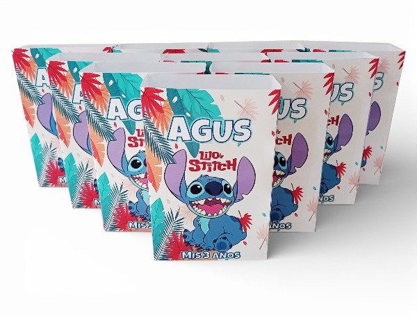 Producto - 15 Bolsitas de golosinas 16x10x4cm personalizadas