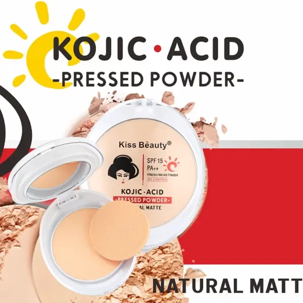 Producto - Polvo compacto protector solar 15spf Acid Kojic - Kiss Beauty - 0