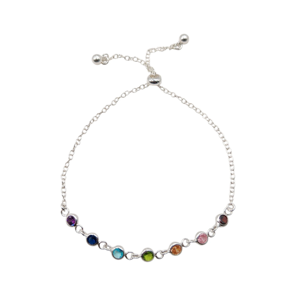 Producto - Pulsera Ajustable Colorido Piedritas de 5 Milímetros