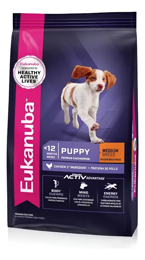 Producto - EUKANUBA PUPPY MEDIUM BREED 15 KG