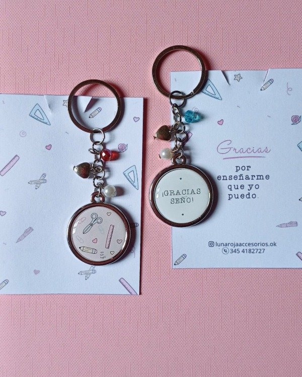Producto - Llavero Gracias Seño - 2