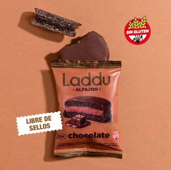 Producto - Alfajor Laddu Datil y Chocolate x 60grs