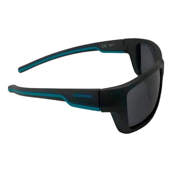 Producto - Anteojo Shimano Eclipse TR90 Polarizado Proteccion UV400 Negro con Celeste - 2