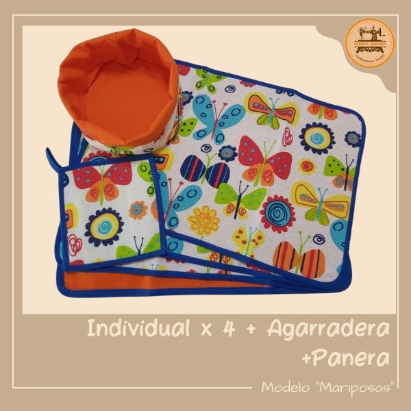 Producto - Individuales de Mesa "Mariposa Azul"
