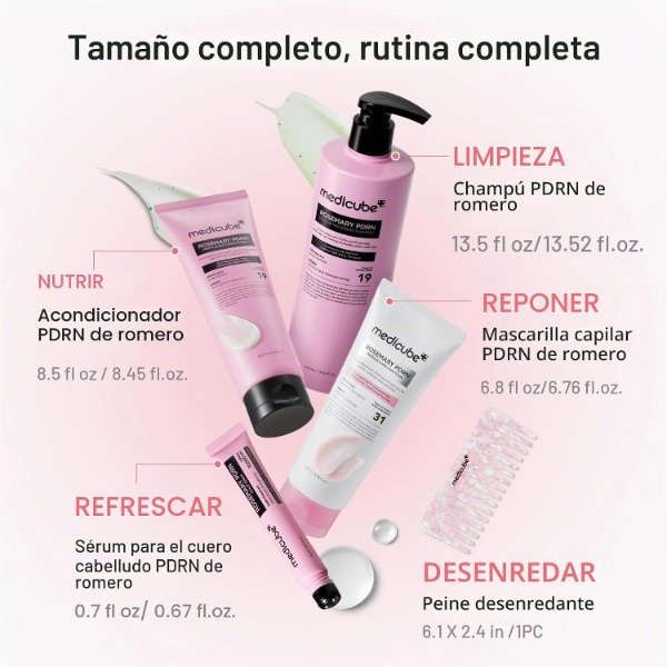 Producto - medicube Rosemary PDRN Glass Hair Set - 2