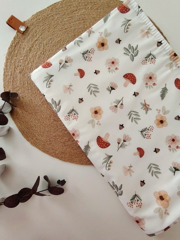 Producto - Manta BOSQUE CREMA: algodón