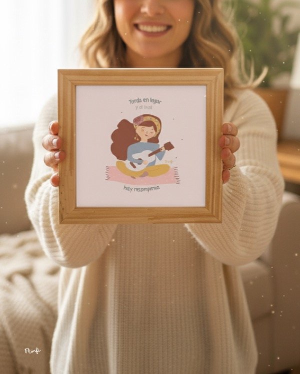 Producto - Cuadro Guitarreada 15x15