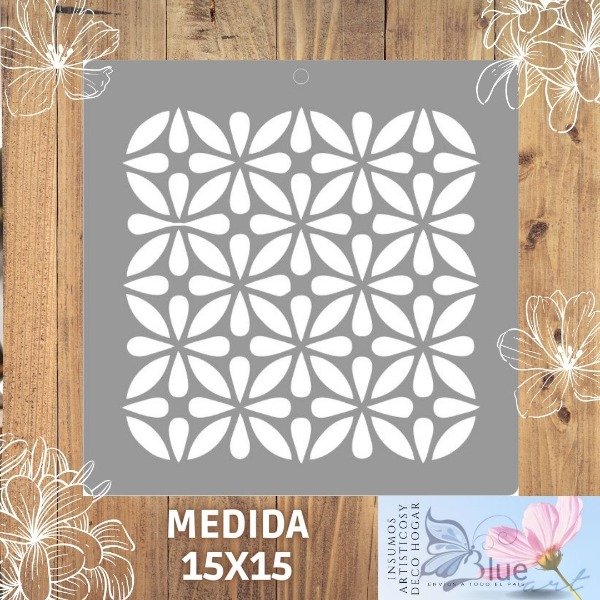 Producto - Trama Flor 15x15