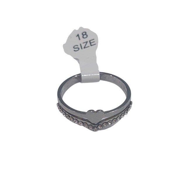 Producto - Anillo Acero quirurjico Corazón strass