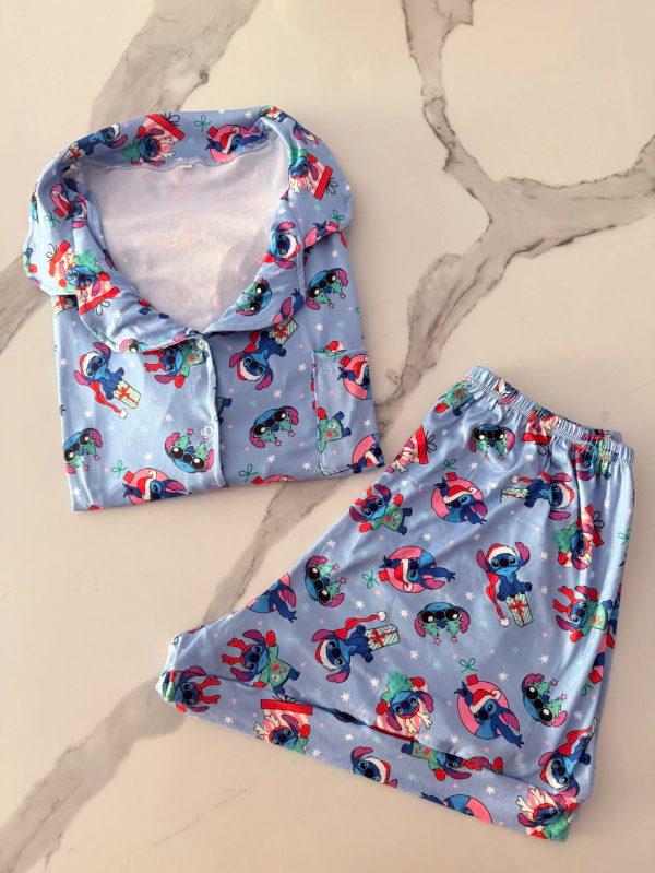Producto - Camisero Stitch navideño