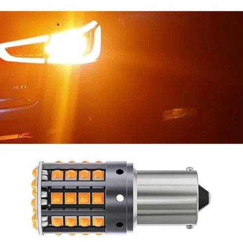 Producto - LED 1 POLO CANBUS GIRO 44 LEDS ÁMBAR SIMIL IR100